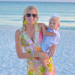 Trina Turk Multicolor Floral Dress
